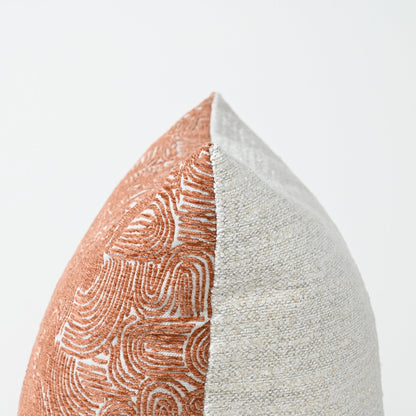 BURNT ORANGE ON OAT ABSTRACT
